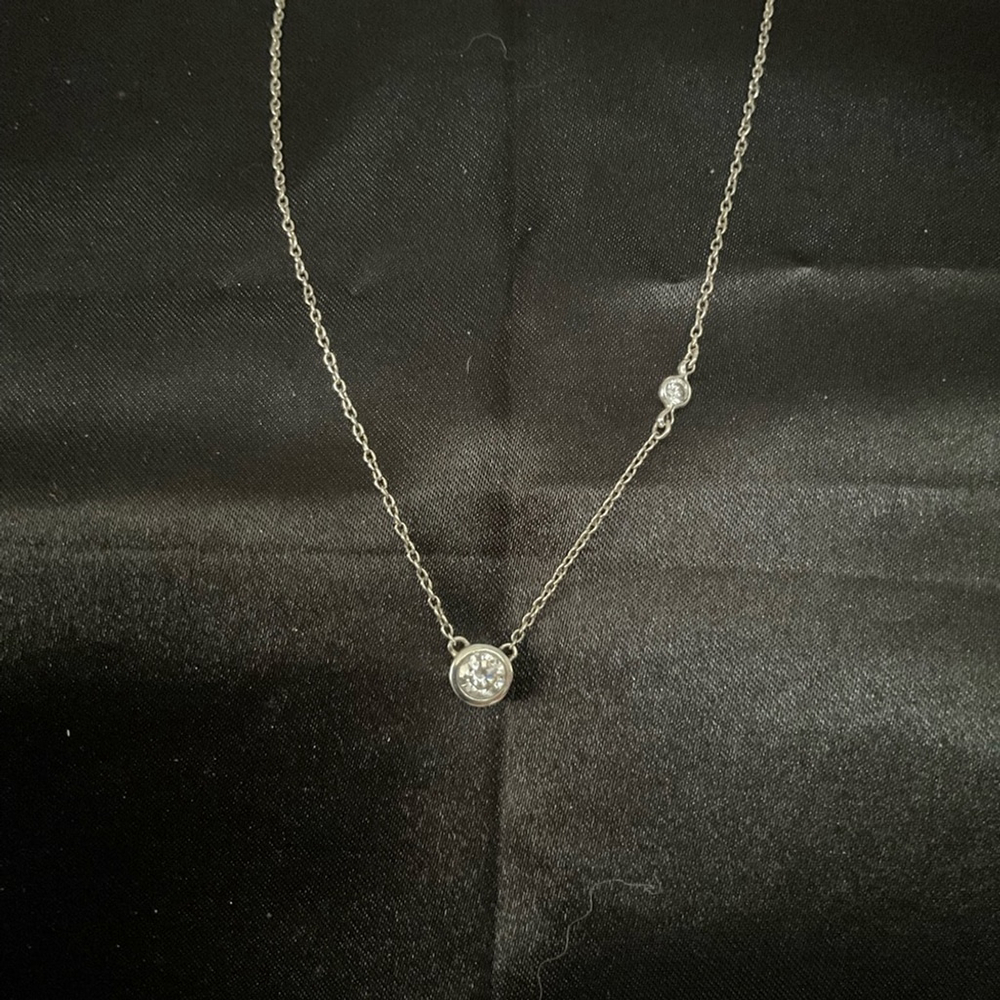 silpada .925 Silver Necklace with Crystal Accents 2334 - Picture 5 of 5